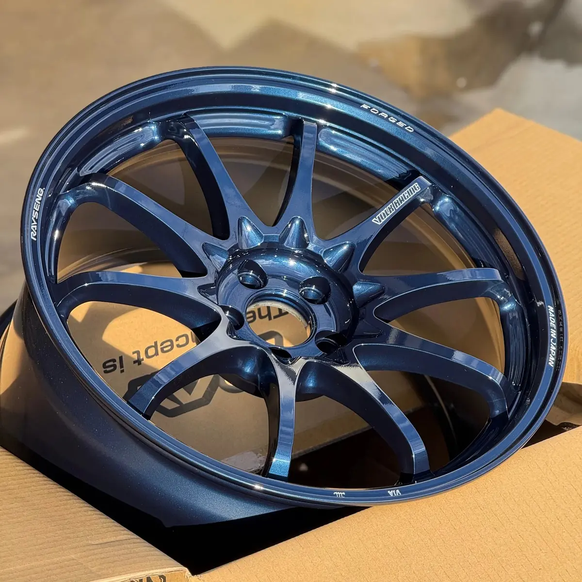 Volk Racing Ce28n-Plus / Mag Blue | 18X9.5 | 5X100 | +41Mm Offset 1