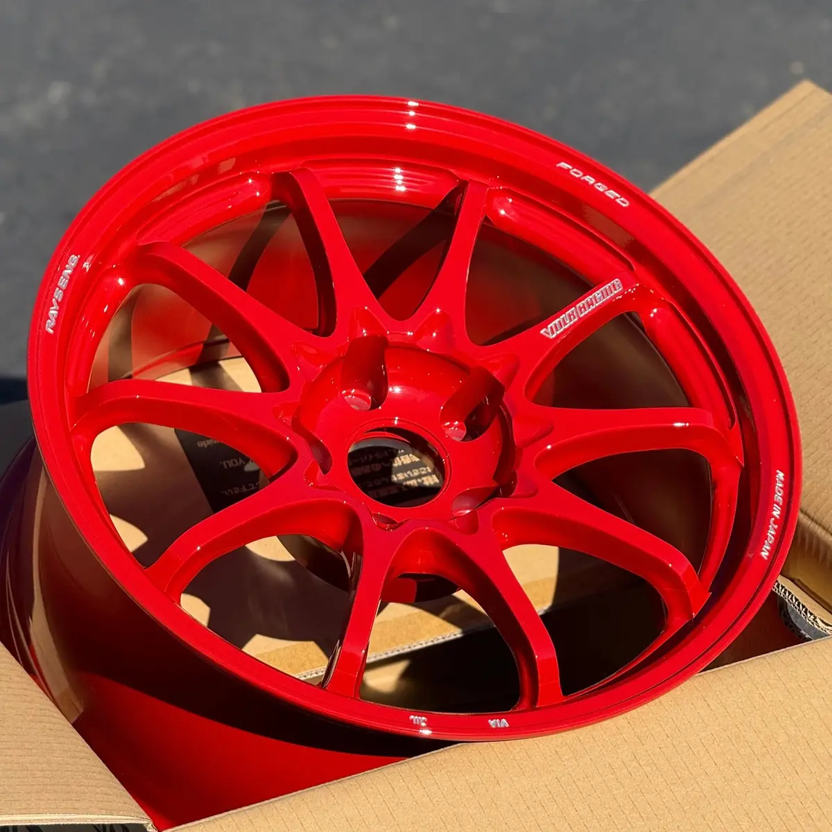 Volk Racing Ce28n-Plus / Red | 17X9 | 5X114.3 | +22Mm Offset 1