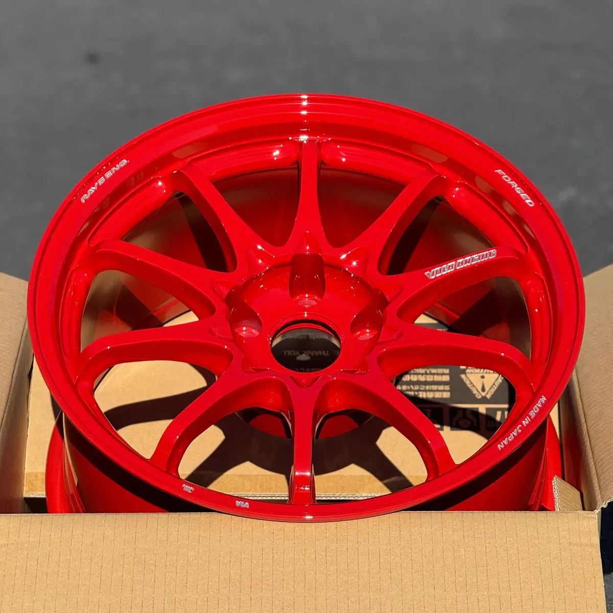 Volk Racing Ce28n-Plus / Red | 17X9 | 5X114.3 | +22Mm Offset 2