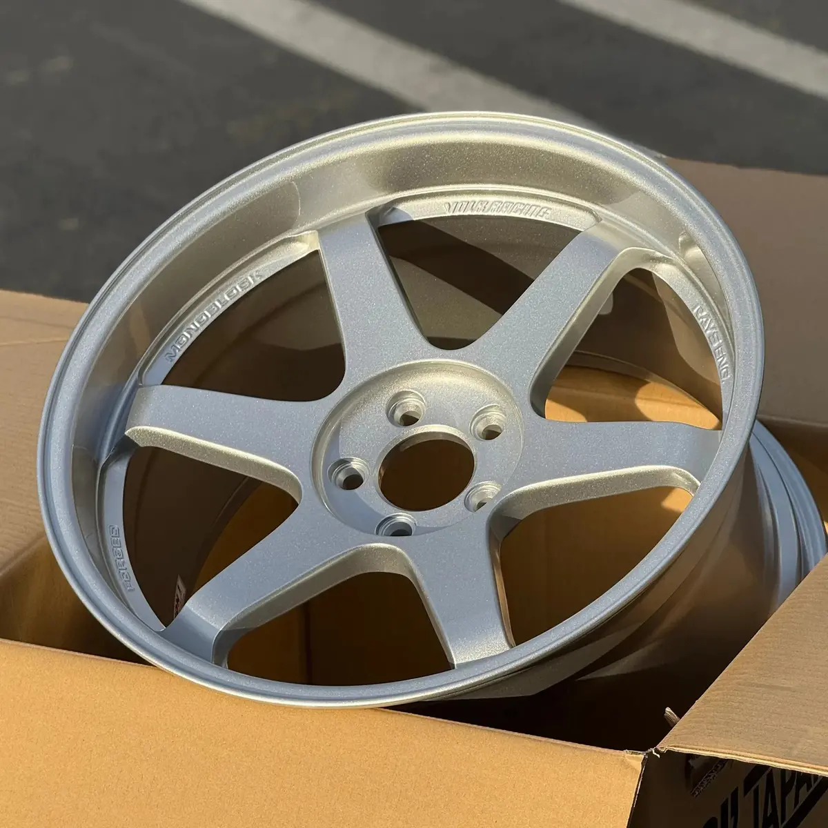 Volk Racing Te37sl / Diamond Silver | 19X9.5 | 19X10.5 | 5X112 | +22Mm | +35Mm Offset 2