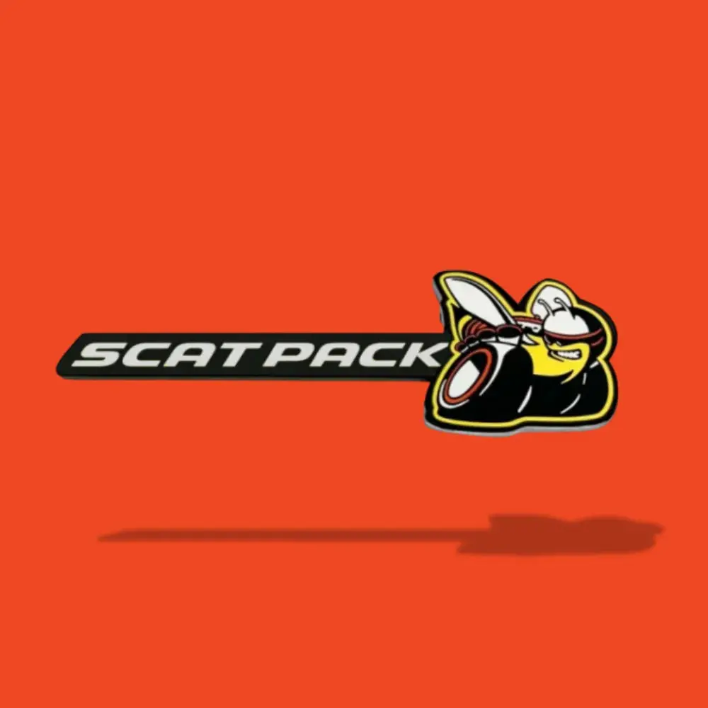 American Brother Designs Custom Scat Pack Acrylic Badge: Fits Dodge / Chrysler / Jeep (06-24) 1