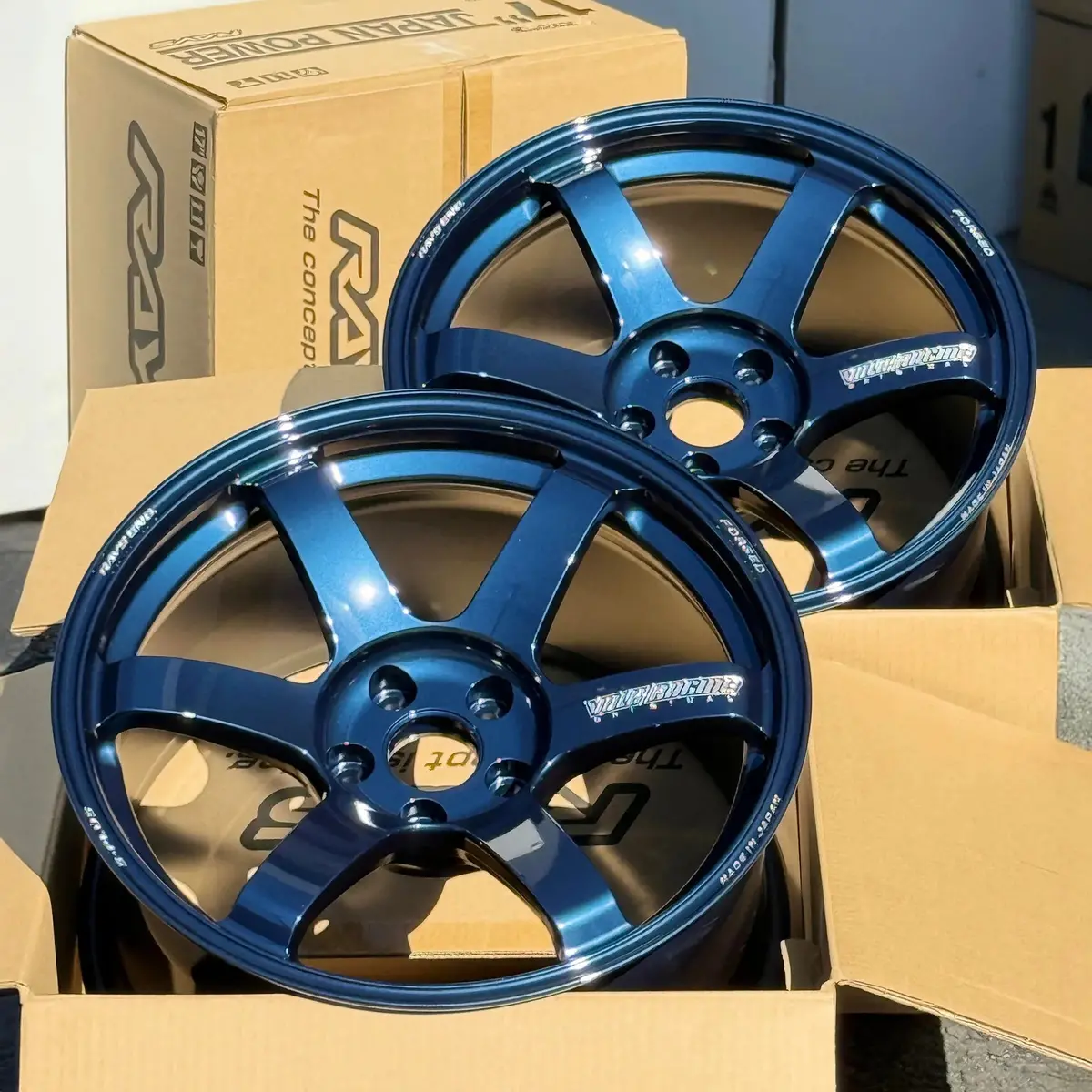 Volk Racing Te37 Saga S-Plus / Mag Blue | 18X10 | 18X11 | 5X112 | +25Mm | +34Mm Offset 1