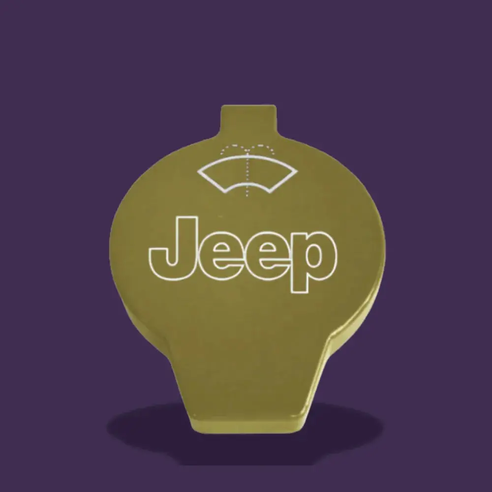 American Brother Designs Custom Washer Fluid Cap Cover: Jeep Wrangler Jk 2007 - 2018 1
