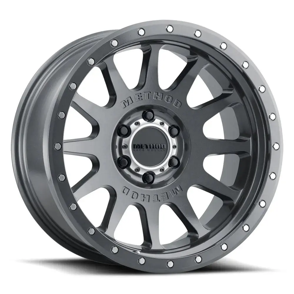 Method Wheels 605 / Nv / Gloss Titanium | 20X10 | 6X5.5 | -24/4.55" 1