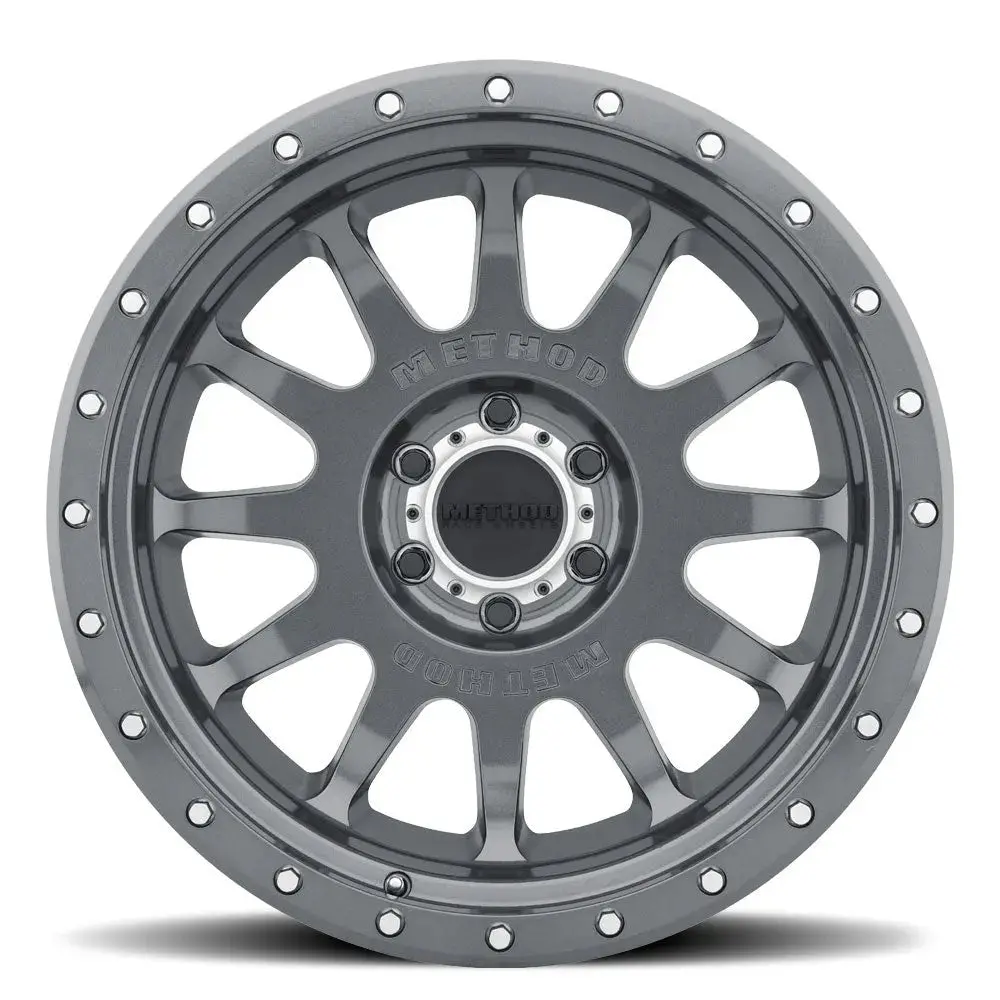 Method Wheels 605 / Nv / Gloss Titanium | 20X10 | 6X5.5 | -24/4.55" 2