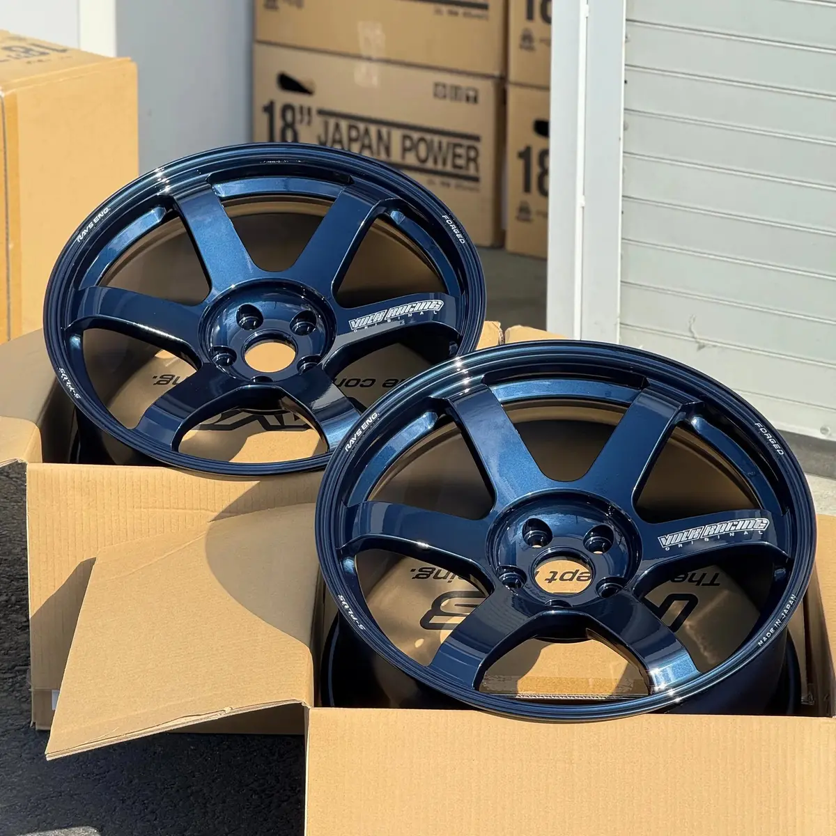 Volk Racing Te37 Saga S-Plus / Mag Blue | 19X10 | 19X11 | 5X112 | +8Mm | +18Mm Offset 1