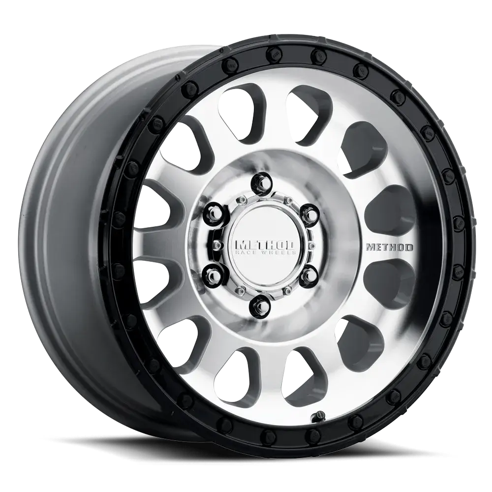 Method Wheels 315 / Machined -  Gloss Black Lip | 18X9 | 8X6.5 | 18/5.75" 1