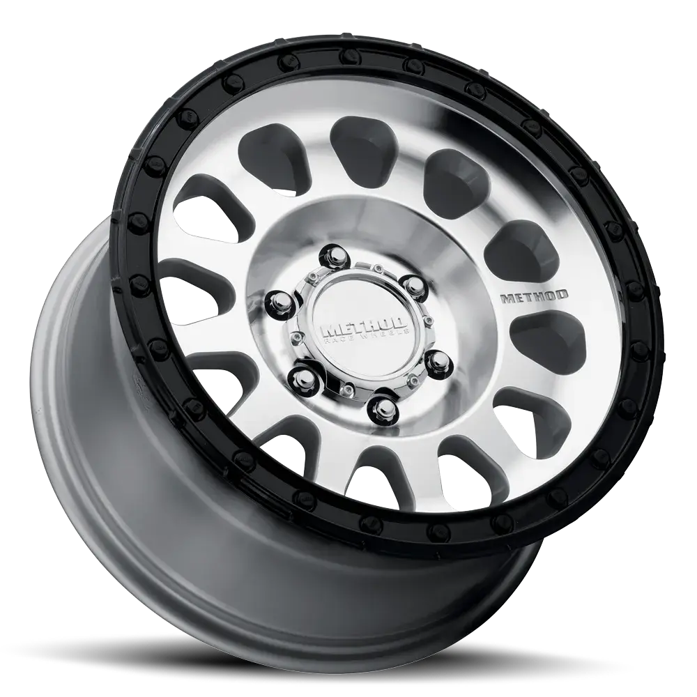 Method Wheels 315 / Machined - Gloss Black Lip | 18X9 | 8X6.5 | 18/5.75" 2
