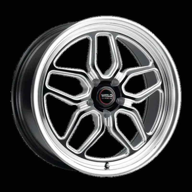 Weld Laguna / Gloss Black Milled | 17X10 | 5X115 | +30Mm - Beadlock 1