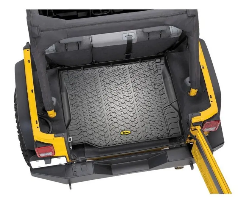 Bestop Rear Cargo Liner (Rear): Jeep Wrangler Jk 2011-2018 3.6L/3.8L - Black 1