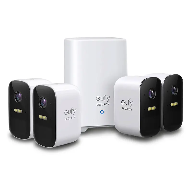 Eufy T8863cd1 2C Pro Wireless Home Security System 2K 4-Camera Set 1