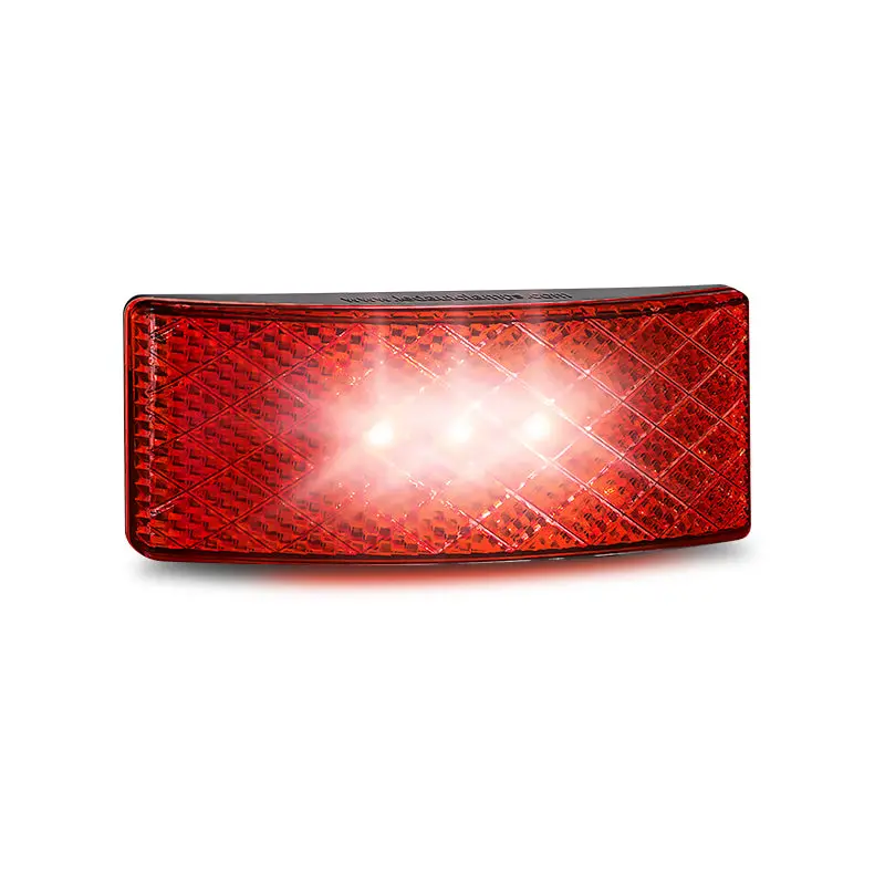 Led Autolamps Eu38brmhdb Red 3 Led Side Marker With Reflector 1
