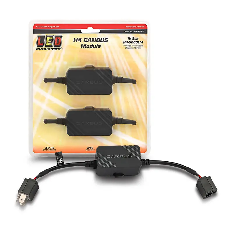 Led Autolamps H4canbus Led H4 Canbus Error Eliminator Twin Pack Bag 1