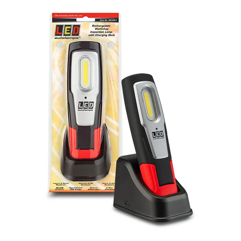 Led Autolamps Hh190-1 Rechargeable Workshop Inspection Lamp 1