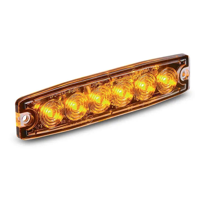 Narva 85214A High Powered Low Profile Led Warning Light (Amber) - 6 X 1 Watt Leds 1