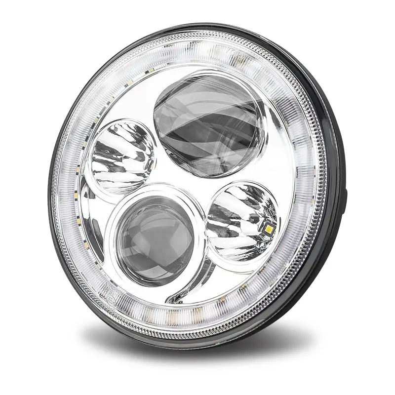 Stedi Ledmoto-Iris-7 Stedi 7" Iris Chrome Led Headlight 1
