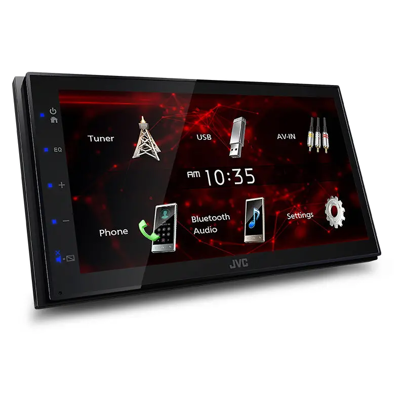 Jvc Kw-M180bt Digital Media Receiver With 6.8" Wvga Capacitive Monitor/Android™ Usb Mirroring/Bluetooth®/13-Band Eq/Short Chassis/Fast Bootup 1