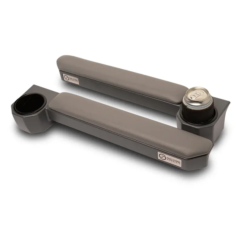 One Stone Armrests Osarg Grey Driver + Passenger Side Armrest To Suit 70 Series Landcruiser 1