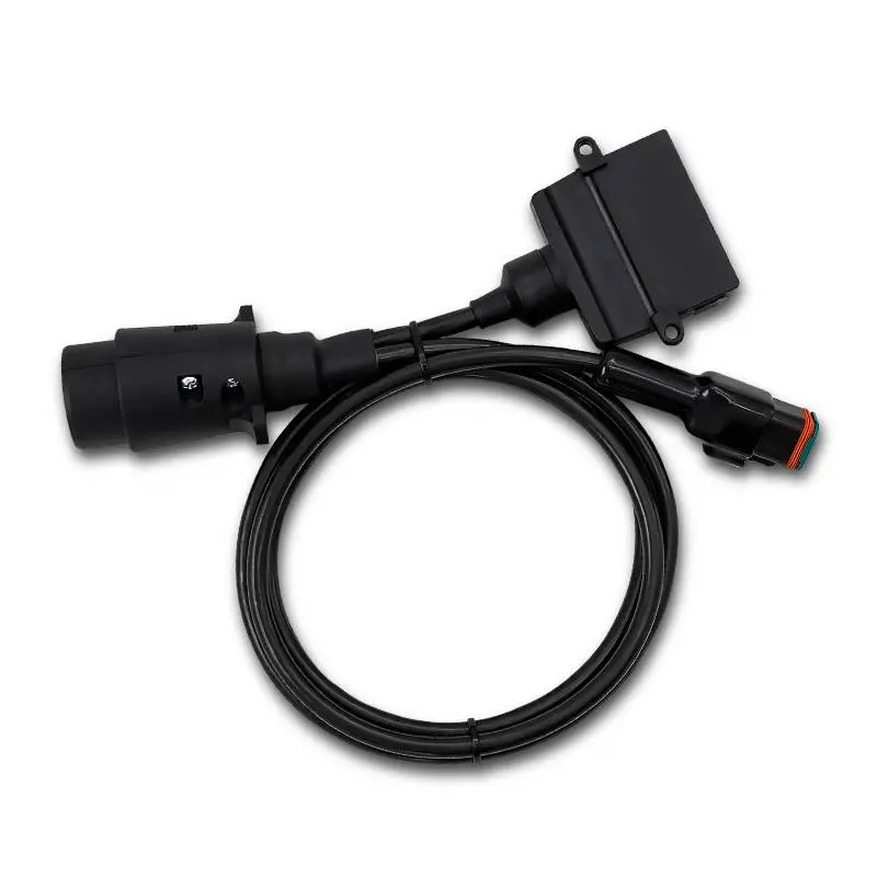 Elecbrakes A 7Lr-7 Plug And Play Adapter - 7 Large Round To 7 Flat Socket 1