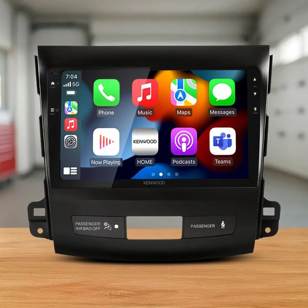 Dmx80axs Bundle - Mitsubishi Peugeot 2007-2010 [Compatible With Kenwood Dmx80axs] (Akmb10/App8ke8)/Swc-Apkwpl 1