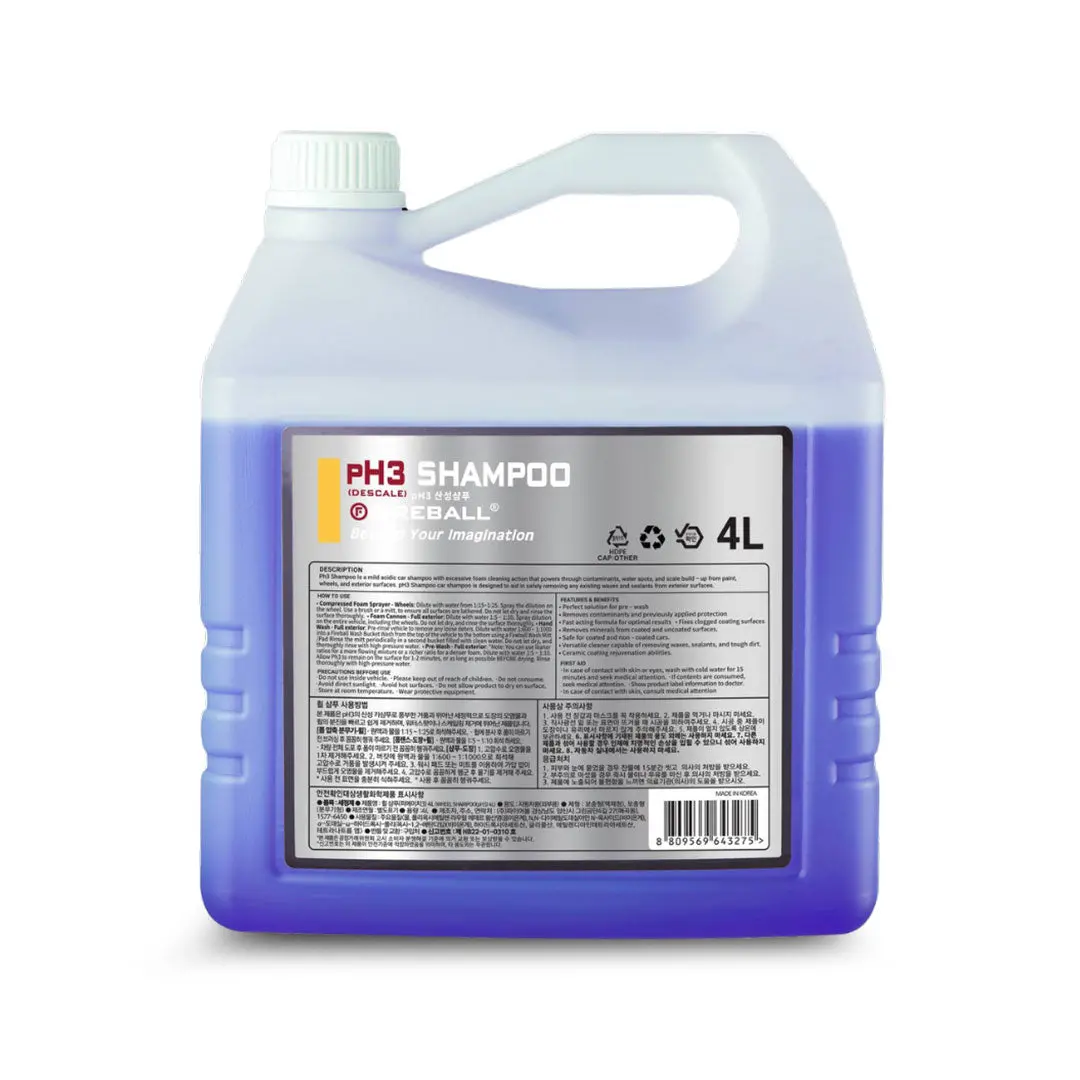 Fireball Fb2-Ph3sh-4000 | Ph3 Shampoo 4 Ltr 1