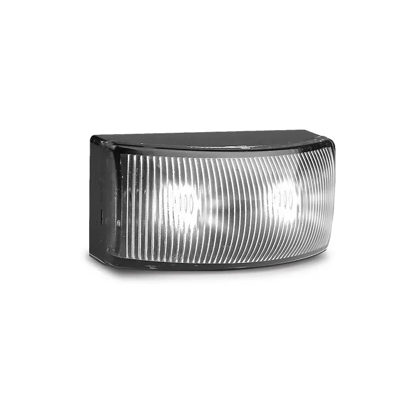 Led Autolamps 5025Wmb Front End Outline Led Marker White Clear Lens 20Cm Cable 1