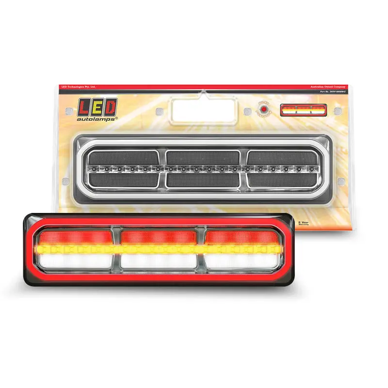 Led Autolamps 38541Arwm-2 12/24V 38541 Series Diffused Tail Light Sequential 1