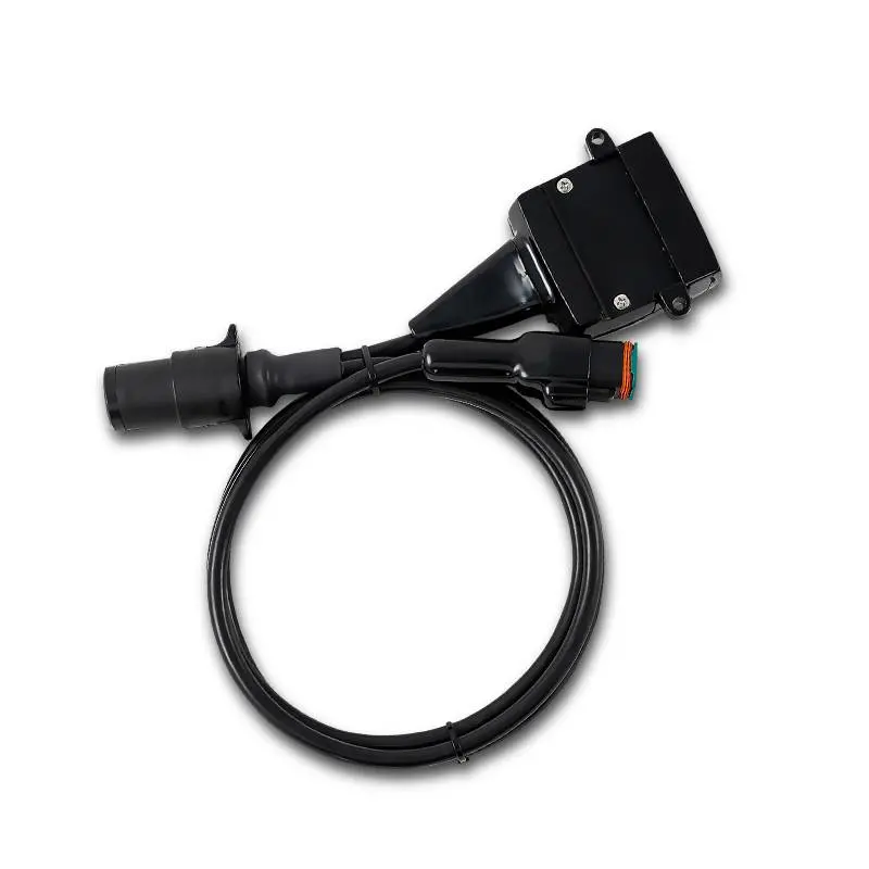 Elecbrakes A 7Sr-12 Plug And Play Adapter -  7 Small Round To 12 Flat Socket 1
