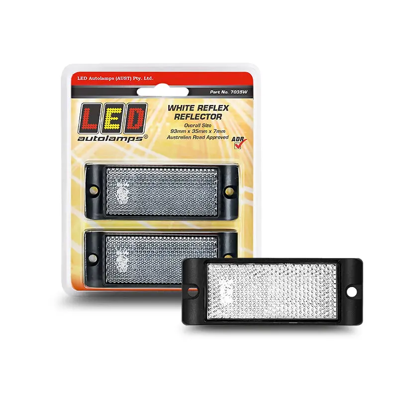 Led Autolamps 7035W White Reflector With Mounting Bracket 1