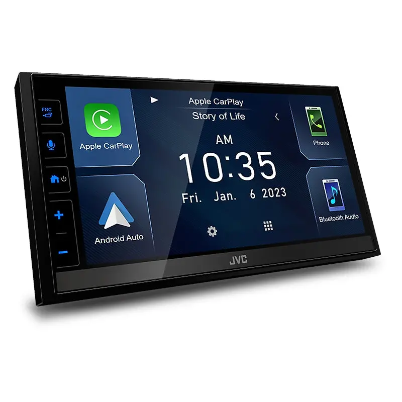 Jvc Kw-M785bw 6.8" Digital Media Receiver With Wireless Apple Carplay/Wireless Android Auto 1