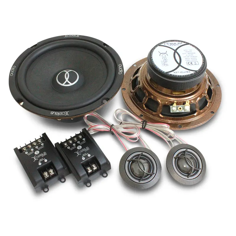 Xcelsus Audio Xp6.2B 6.5" Premium Series 2-Way Component Speaker Set 1