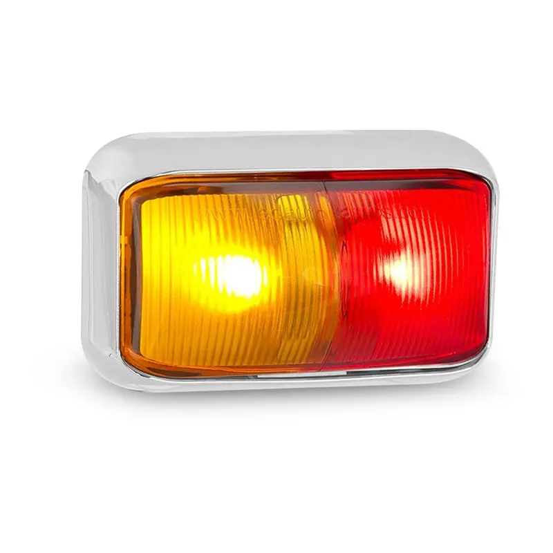 Led Autolamps 58Carmb Side Marker Light Red/Amber Led 12 Or 24V 1