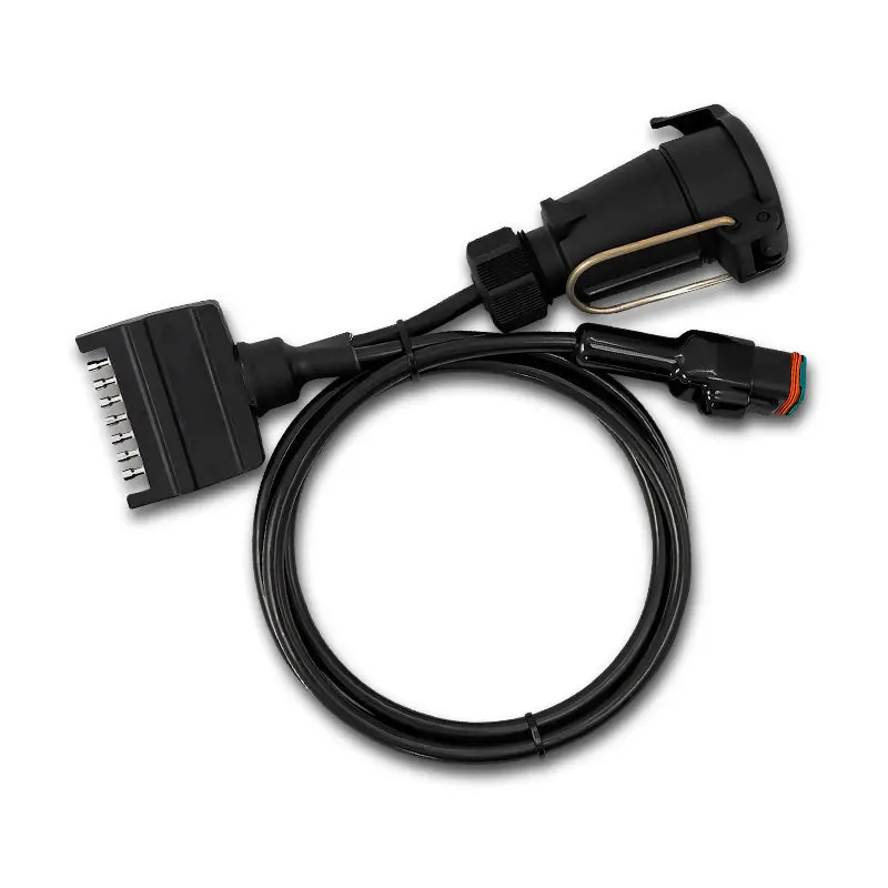 Elecbrakes A 7-7Lr Plug And Play Adapter - 7 Flat To 7 Large Round Socket 1