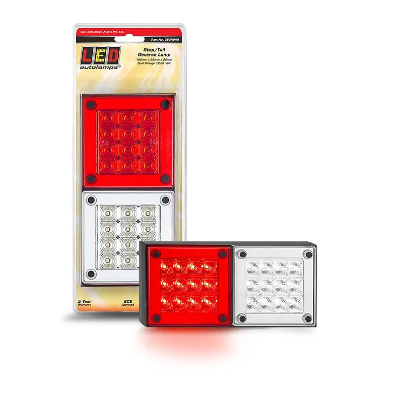 Led Autolamps 280Rwm 12/24V Stop/Tail/Reverse 1
