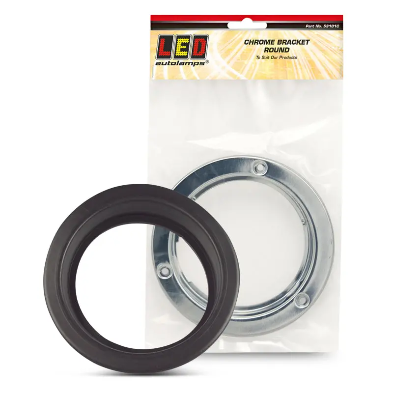 Led Autolamps 53101 Black Rubber Grommet Suit Round Lights 1