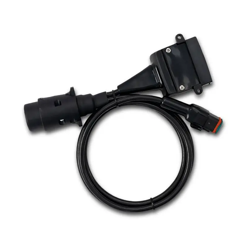 Elecbrakes A 7Lr-12 Plug And Play Adapter - 7 Large Round To 12 Flat Socket 1