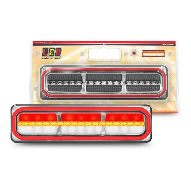 Led Autolamps 3854Arwm-2 Tail Light Sequential Indicator Reverse Stop Twin Blister 1