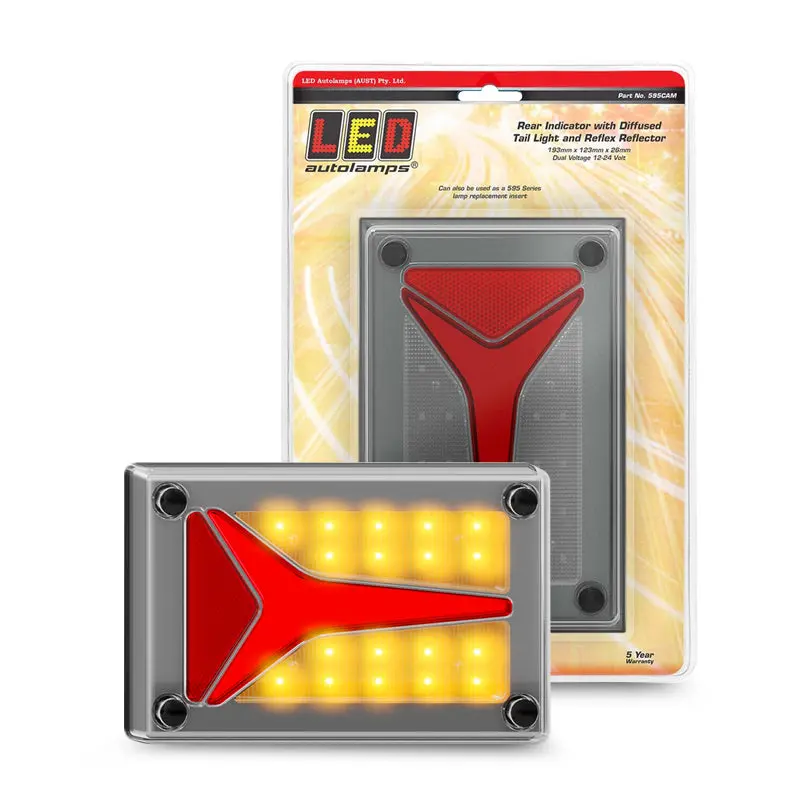 Led Autolamps 595Cam Single Indicator Lamp/Diffused Tail Function 1