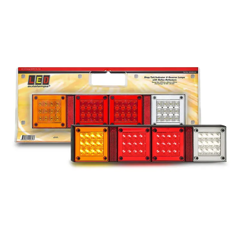 Led Autolamps 420Arrwm2 Stop/Tail/Indicator/Reverse/Reflector Mini Jumbo Blister 1