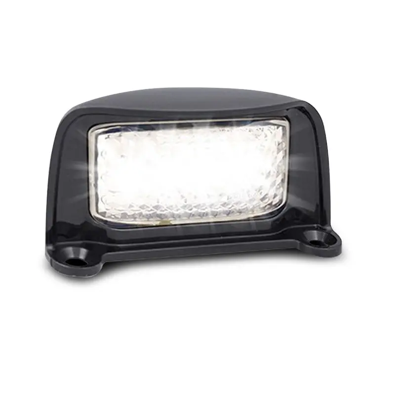 Led Autolamps 35Blmb Multi Volt Licence Plate Lamp Black Bracket With 40Cm Wire 1