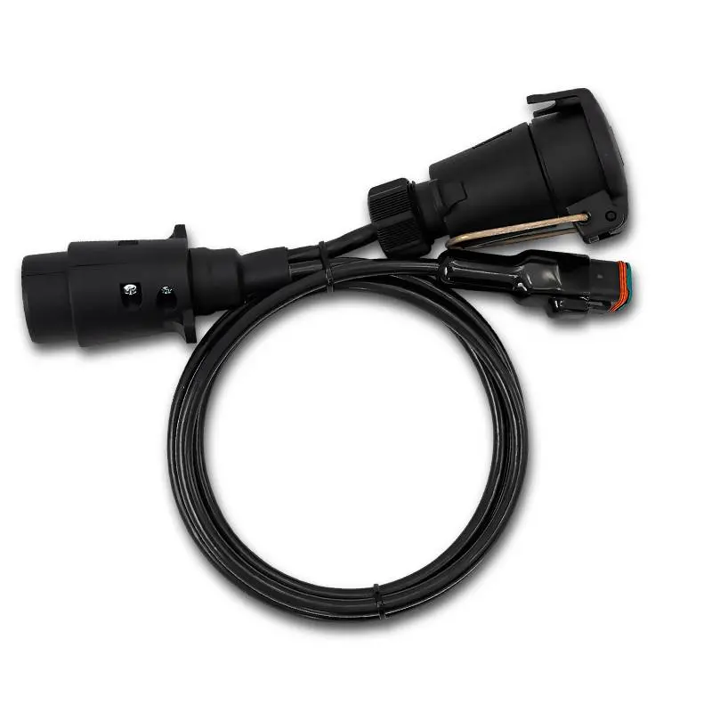 Elecbrakes A 7Lr-7Lr Plug And Play Adapter - 7 Large Round To 7 Large Round Socket 1