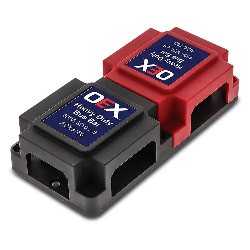 Oex Acx3160 400A Red/Black Heavy Duty Bus Bar Box 1