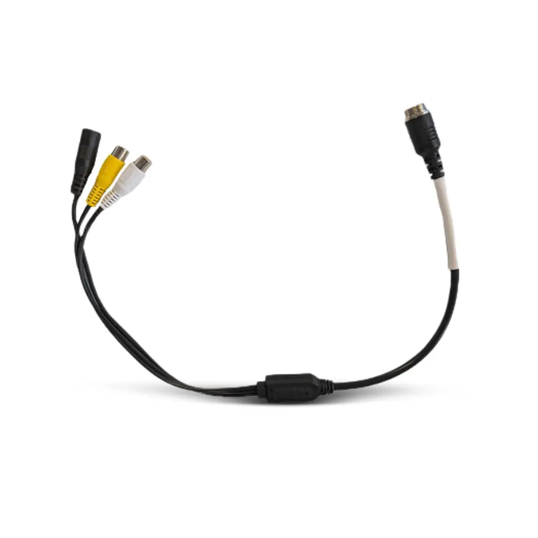 Mongoose Pvc12hdm 4 Pin Male To Rca And Power - Heavy Duty Camera Adapter Cable 1