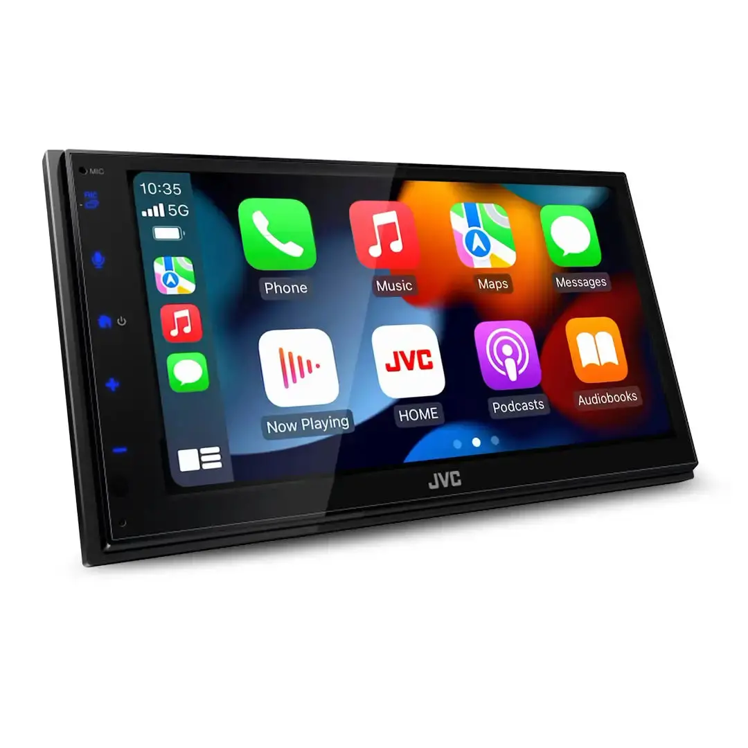 Jvc Kw-M590bt 6.8" Digital Media Receiver Capacitive Touch Monitor / Apple Carplay / Android Auto™ / Usb Mirroring / Bluetooth® / 13-Band Eq / Short Chassis 1