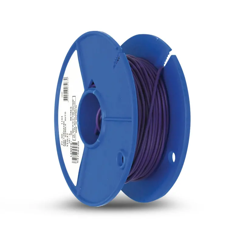 Oex Acx0710 3Mm Single Core Automotive Cable, Violet - 30M Roll 2