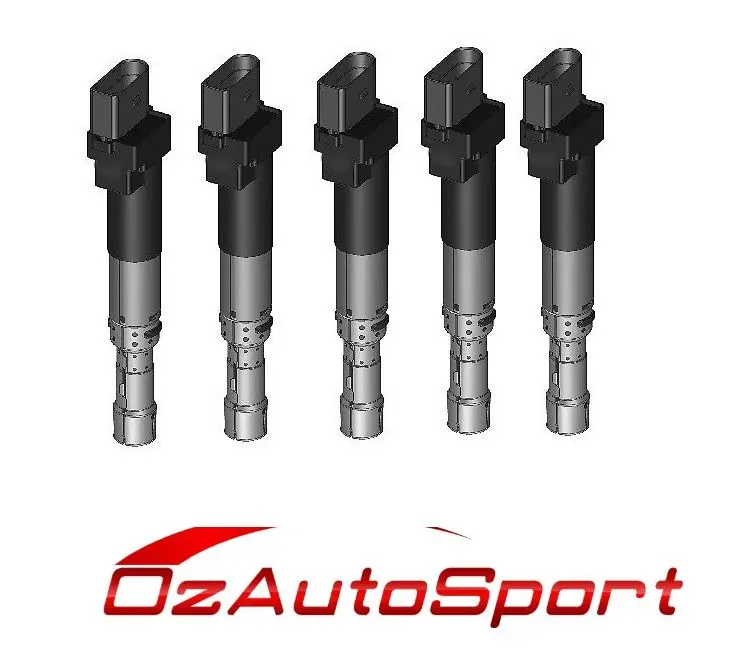 5 X Ignition Coils For Volkswagen Vw Golf Mk4 2.3 V5 2001 - 2005 - Igc-269 1