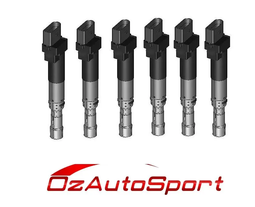 6 X Ignition Coils For Volkswagen Vw Bora 2.8 V6 2001 - 2005 - Igc-269 1