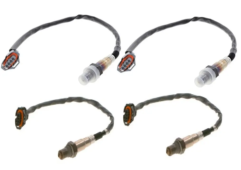 4X O2 Sensors For Holden Commodore Calais Ve 3.6 2007-2009 ** 4 Wire Pre-Cat ** 1