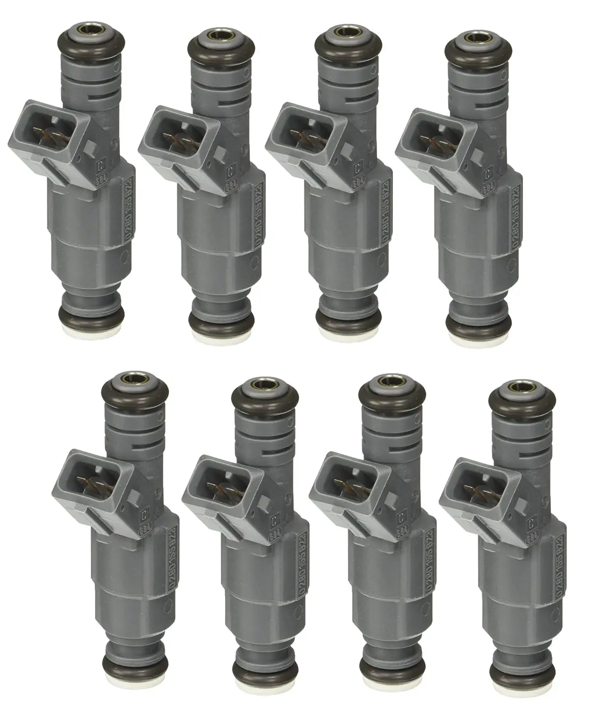 8 X Fuel Injectors For Land Rover Range Rover 4.4 2002 - 2005 V8 M62 1