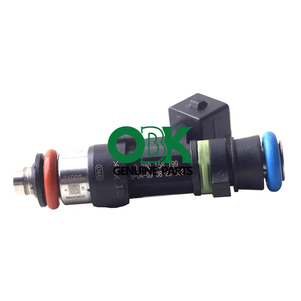 Fuel Injector 0280158199 For Alfa Romeo Mito Fiat 500 500C 500L Bravo Doblo Idea Punto Lancia Musa Opel Combo 1.4L 1